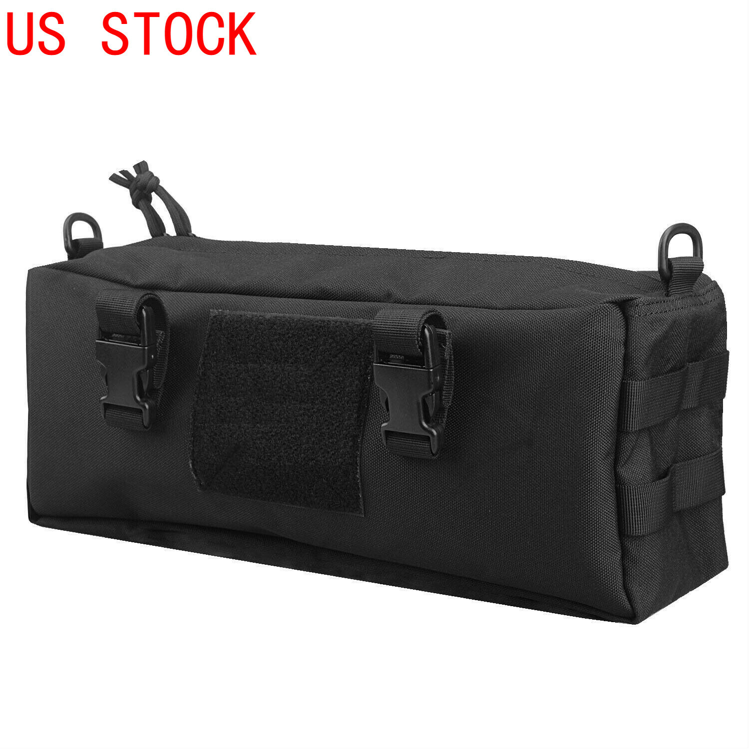 US Tactical Waist Pack Large Capacity Hiking Bag Molle Multi-Purpose Pouch Black