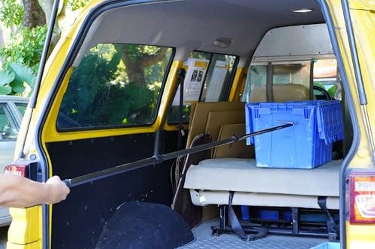 Telescoping Truck Bed Hook - 83" Pickup Cargo Grabber with Telescoping Handle