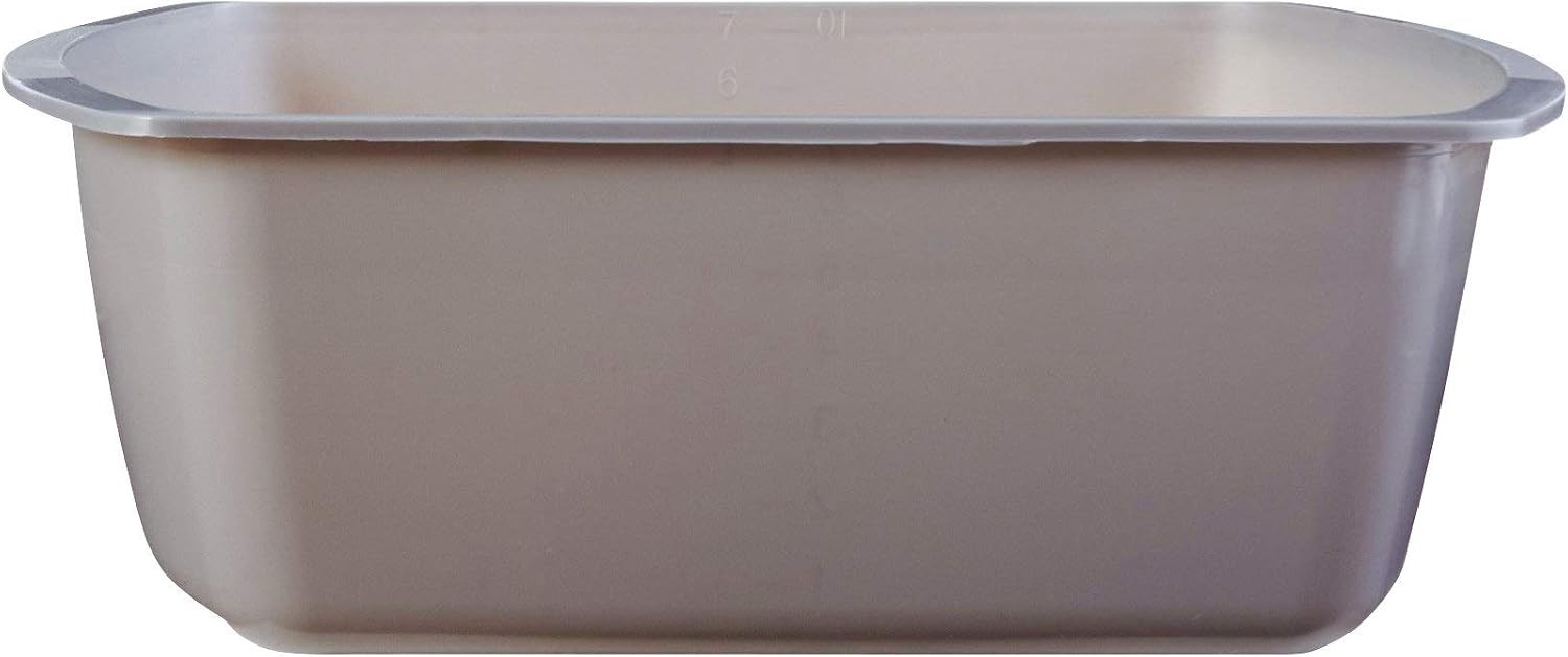 Wash Basin, Plastic, Rectangle, 7 qt, 1 Count
