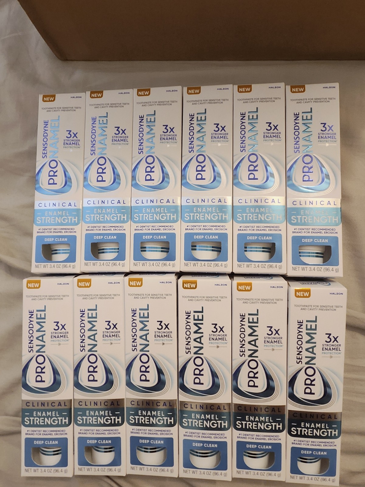 Sensodyne Pronamel Clinical Enamel Strengthening 3.4 Ounce X 12 🔥 💎 🤑 EXP2028