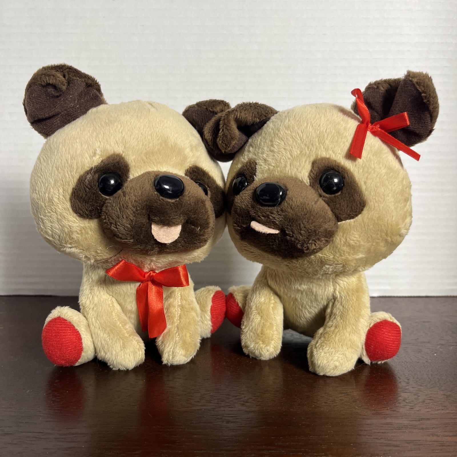 Just For You Kissing Pups Plush Love Dogs Stuffed Animal Toy Decor