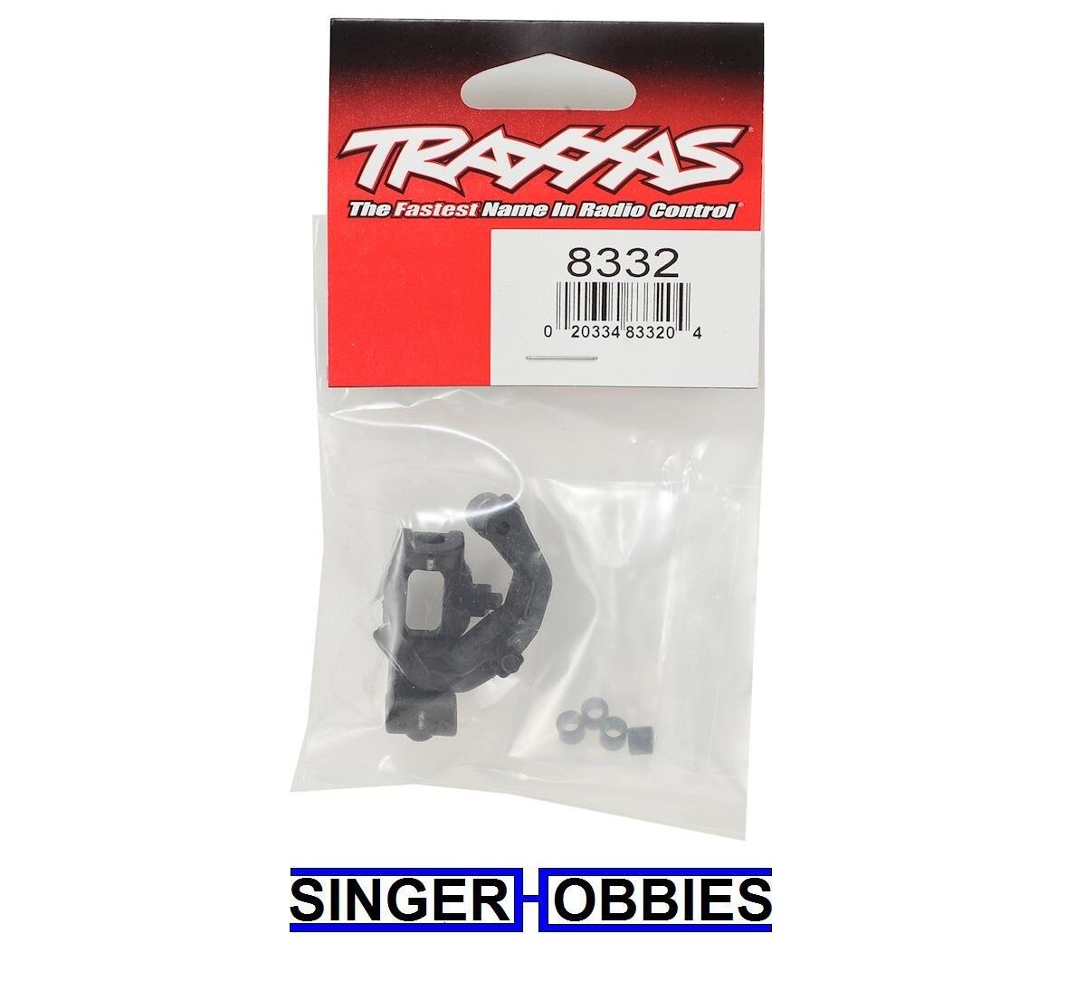 Traxxas 8332 Caster blocks (c-hubs) (2)/ kingpin bushings (4) 4-Tec NEW TRA1