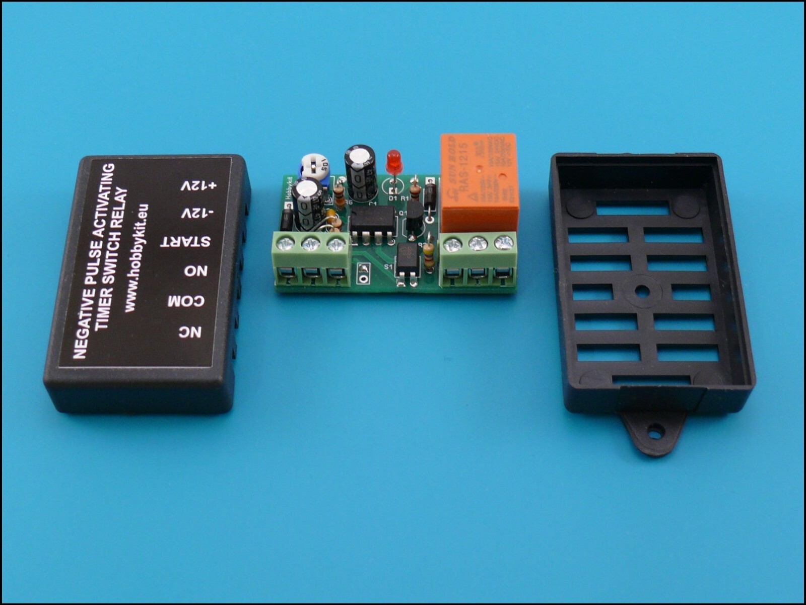 Negative pulse activate Timer switch relay 1 to 50 sec 12V 10A Car HK1589