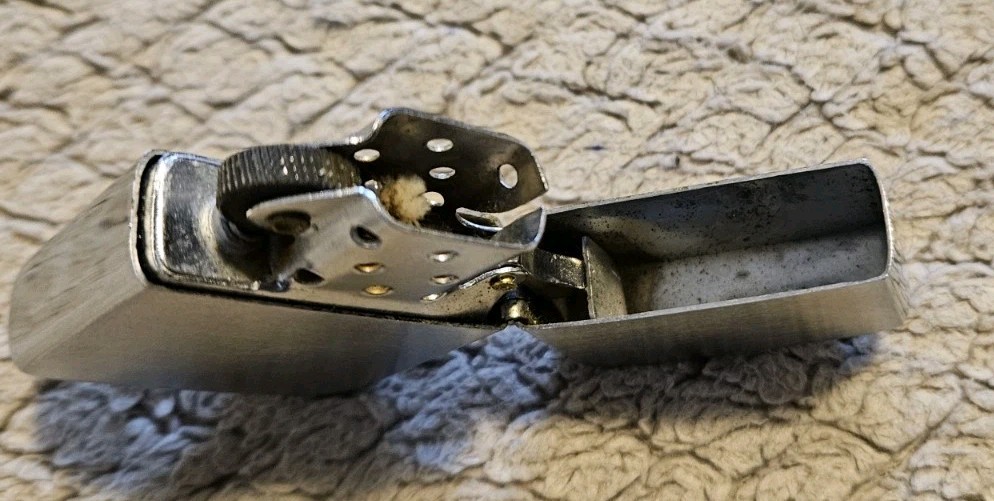 Ogawa Lighter "Concrete Construction Placing Inc." Silver