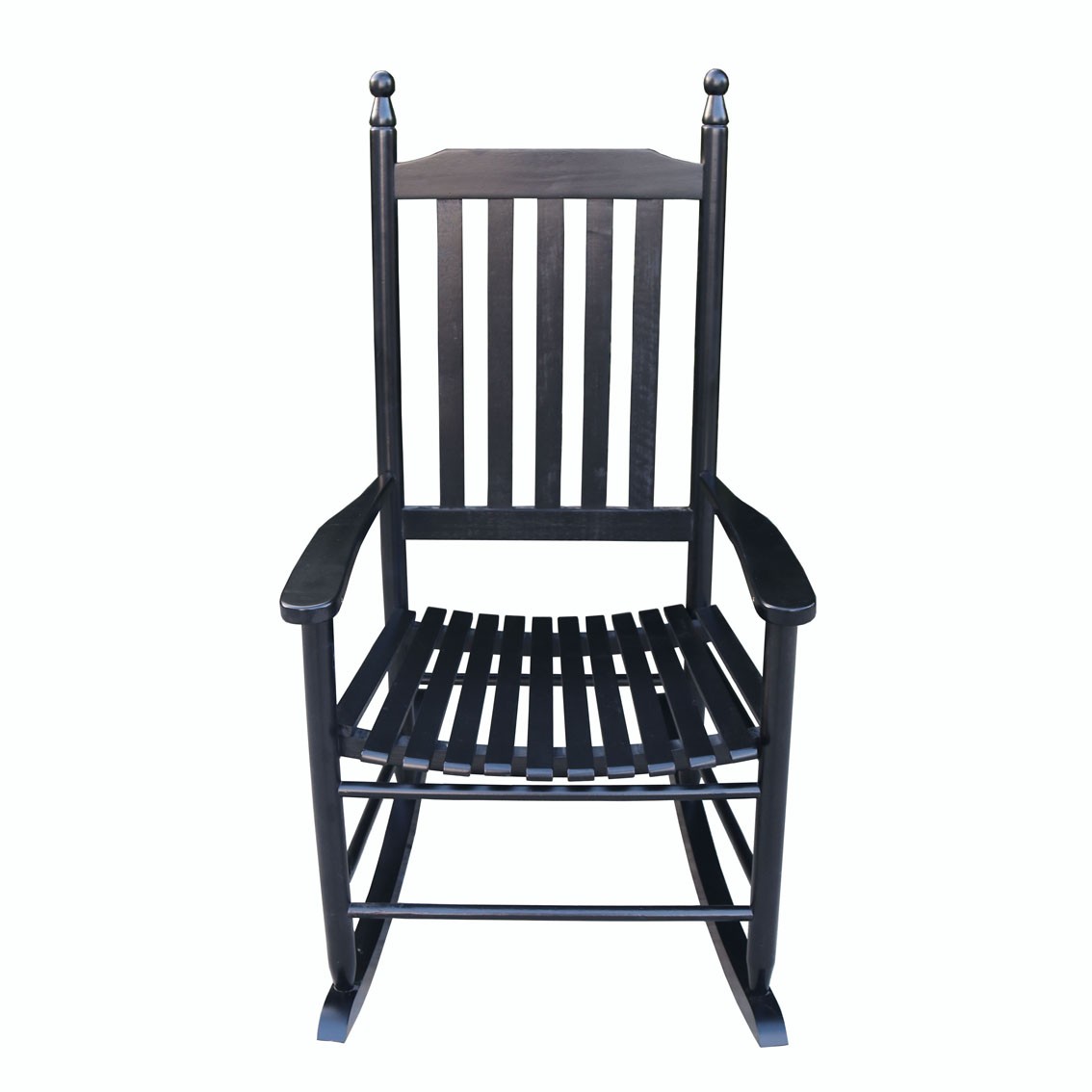 Wooden Porch Rocking Chair BLACK