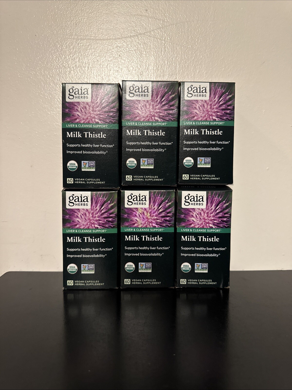 Gaia Herbs Milk Thistle, Liver & Cleanse Support.  360  Vegan Capsules