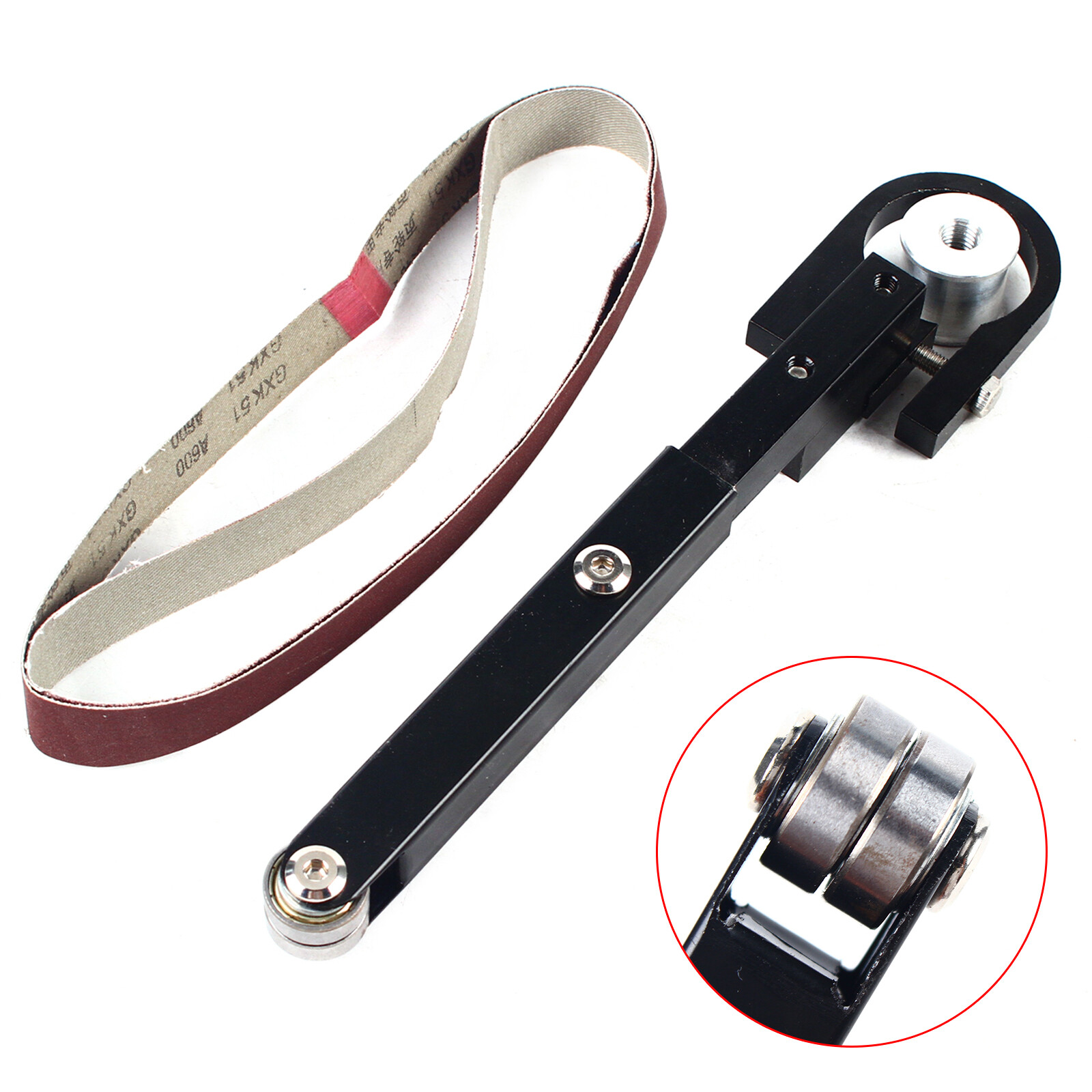 Sanding Belt Bracket Power Tool Drill Attachment for Electric 100 Angle Grinder