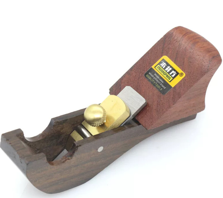 Woodworking tool African Ebony Compass Hand Plane with Huali-Rosewood grab FS011