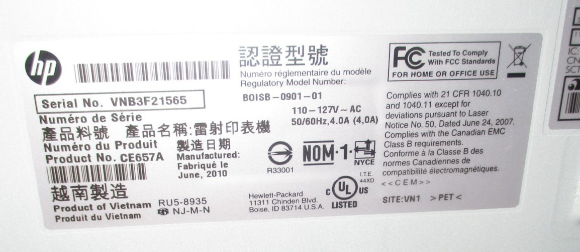 HP LaserJet P1102w USB Wireless Printer CE657A