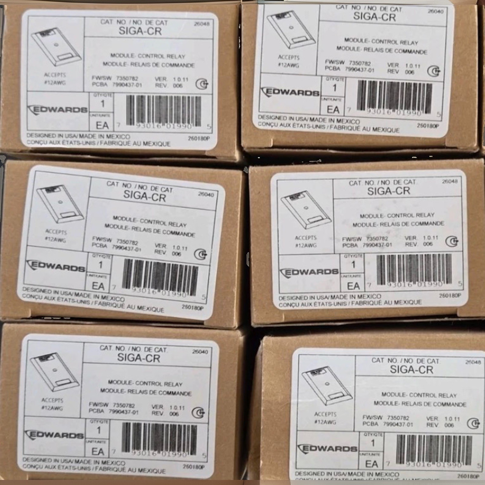 Edwards EST SIGA-CR Control Relay Module