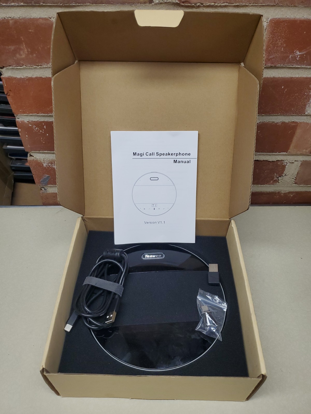 Tenveo TEVO-M5B USB-C Bluetooth Audio Conferencing Speakerphone