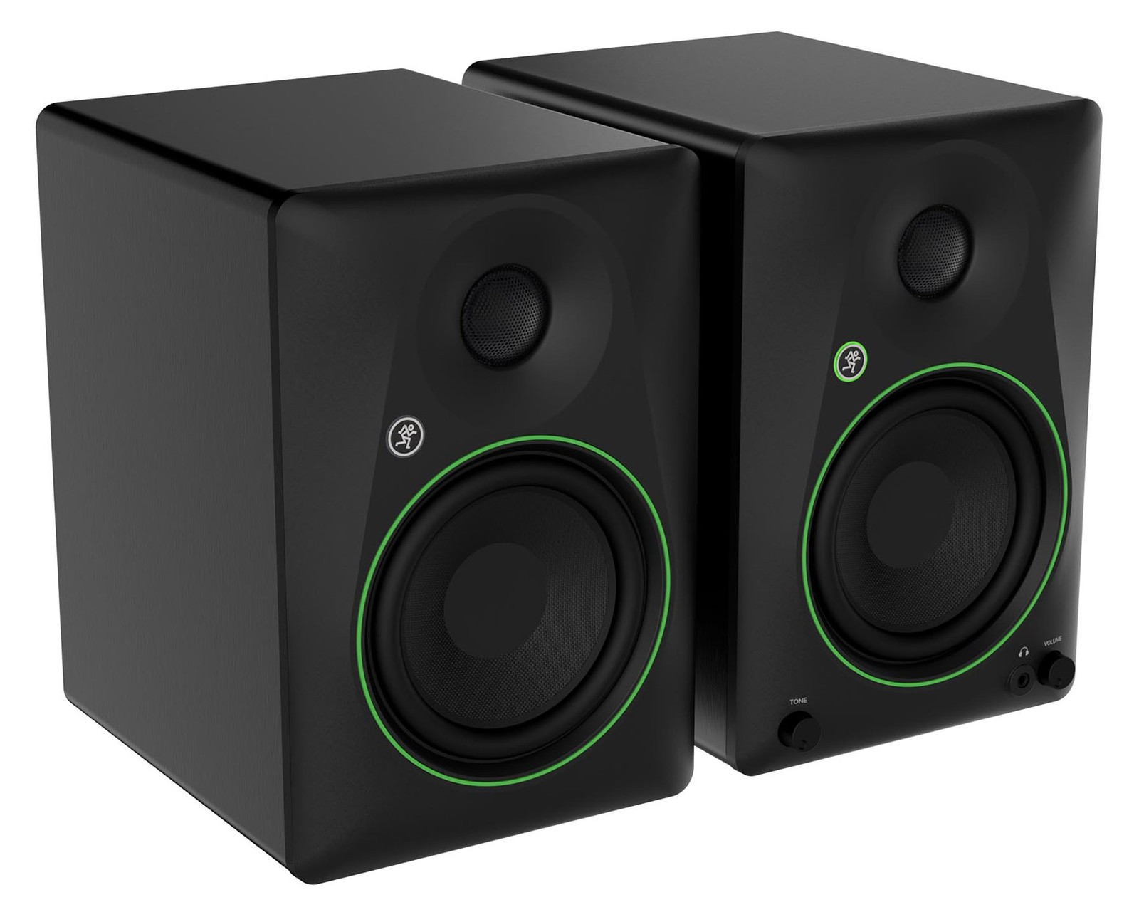 2) Mackie CR5BT 5.25" Powered Studio Monitors Speakers w/ Tone Control/Bluetooth