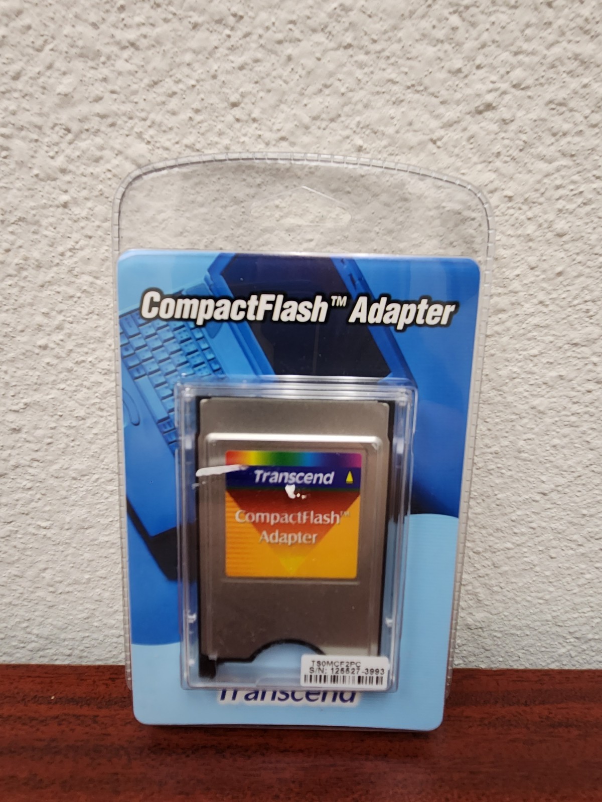 Transcend CF to PCMCIA CompactFlash Adapter TSOMCF2PC PC Card Factory Sealed