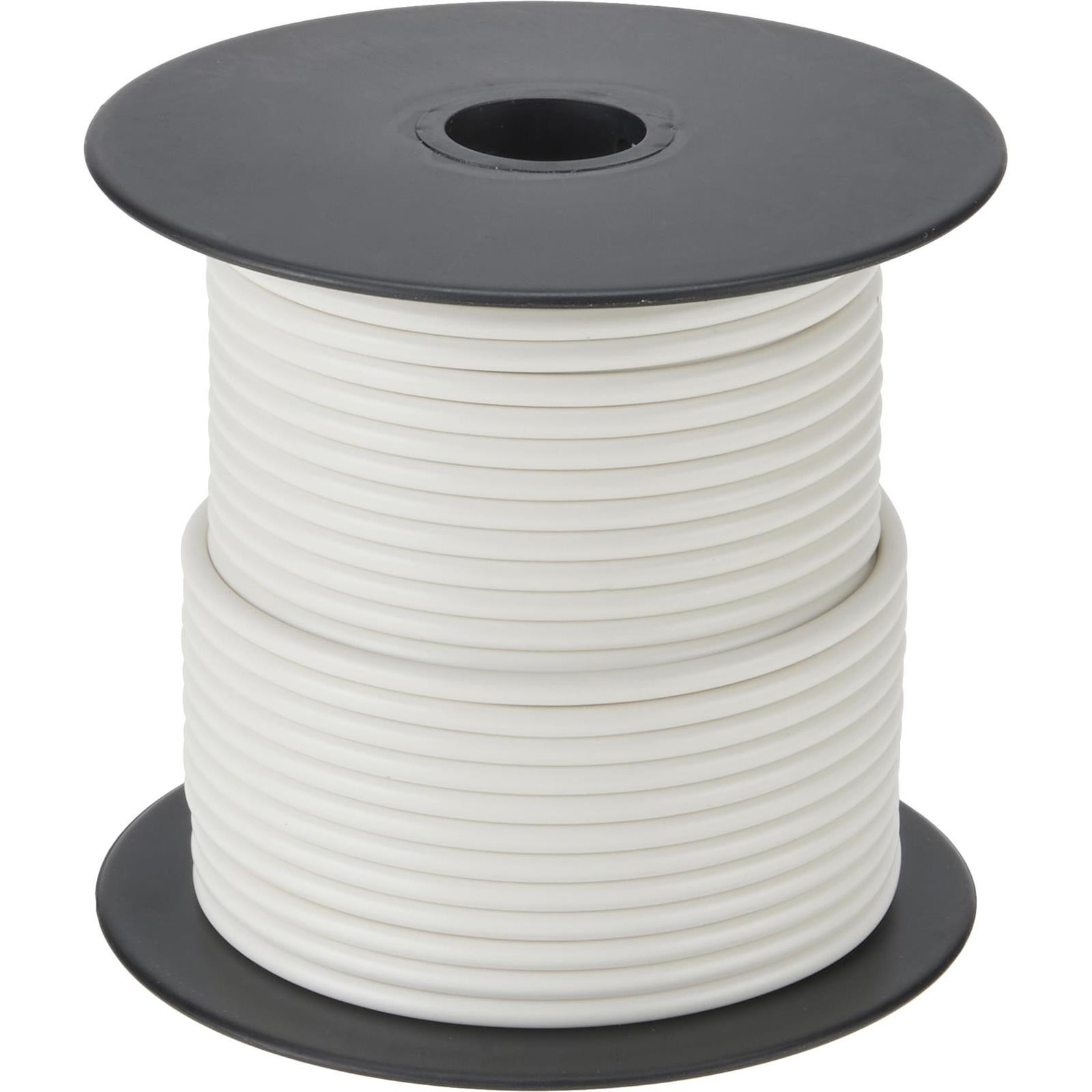 14 Gauge Automotive Primary Wire 100 ft Roll, White