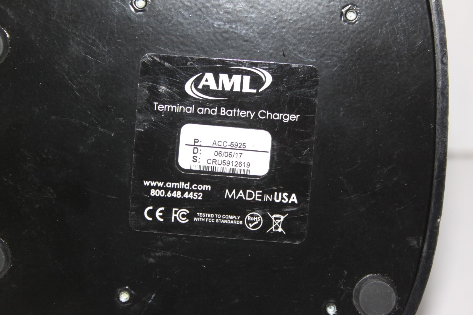 AML ACC-5925 Charging Cradle ONLY