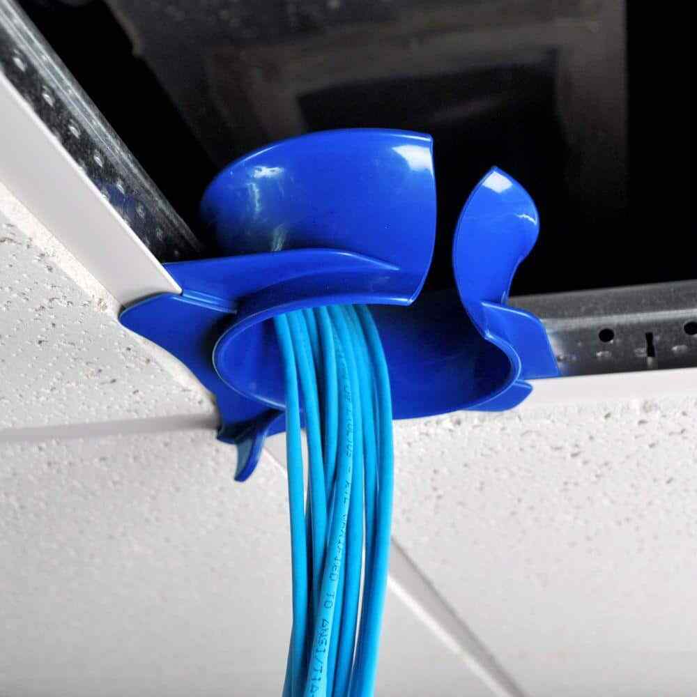 Ceiling Grid Cable Pulling Tool Tile Drop Wire Runner Puller Cabling Line Cords