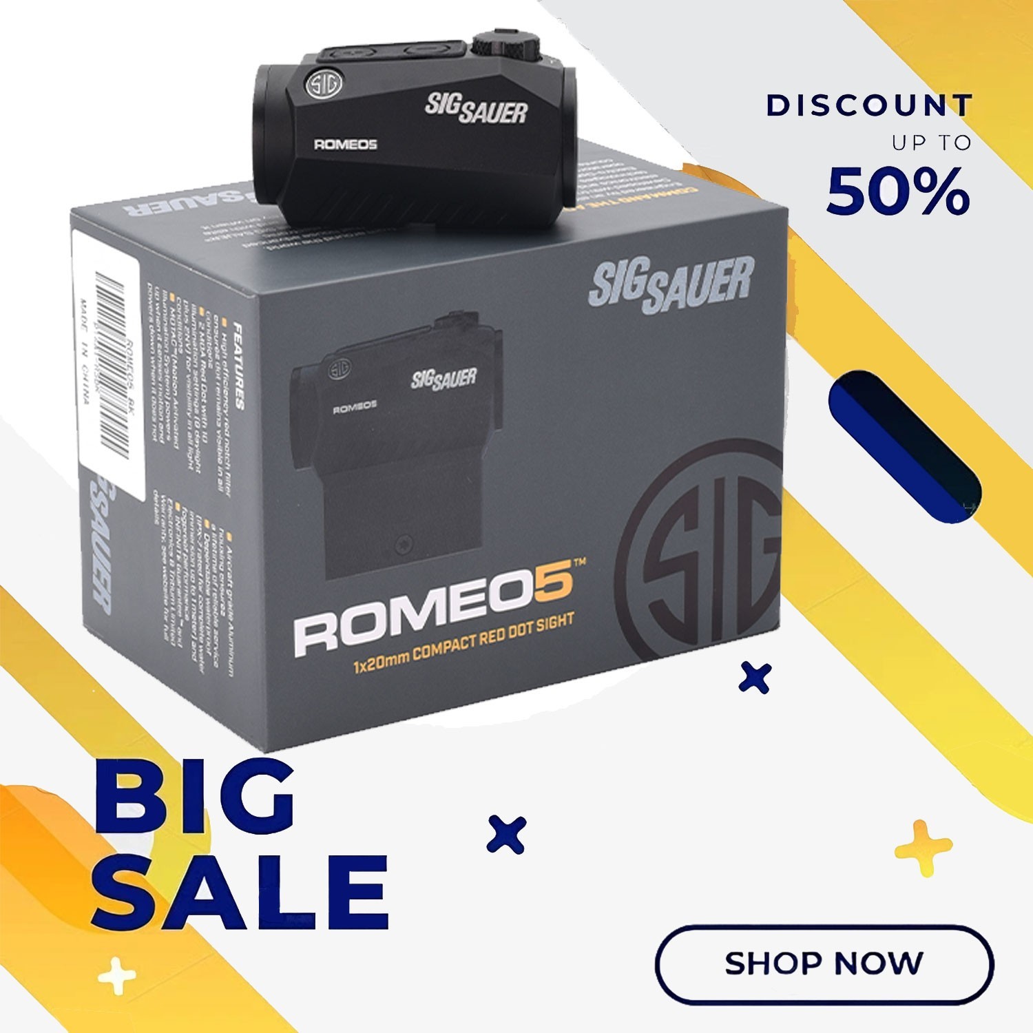 SIG SAUER Romeo5 Compact Red-Dot Sight (SOR52001) IN BULK