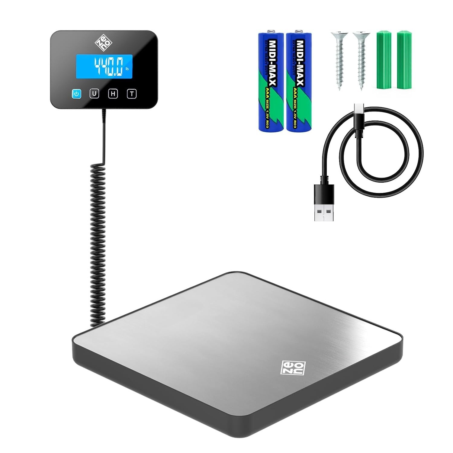 Bascula Digital Industrial Commercial de peso para negocio Plegable 200KG/440lb