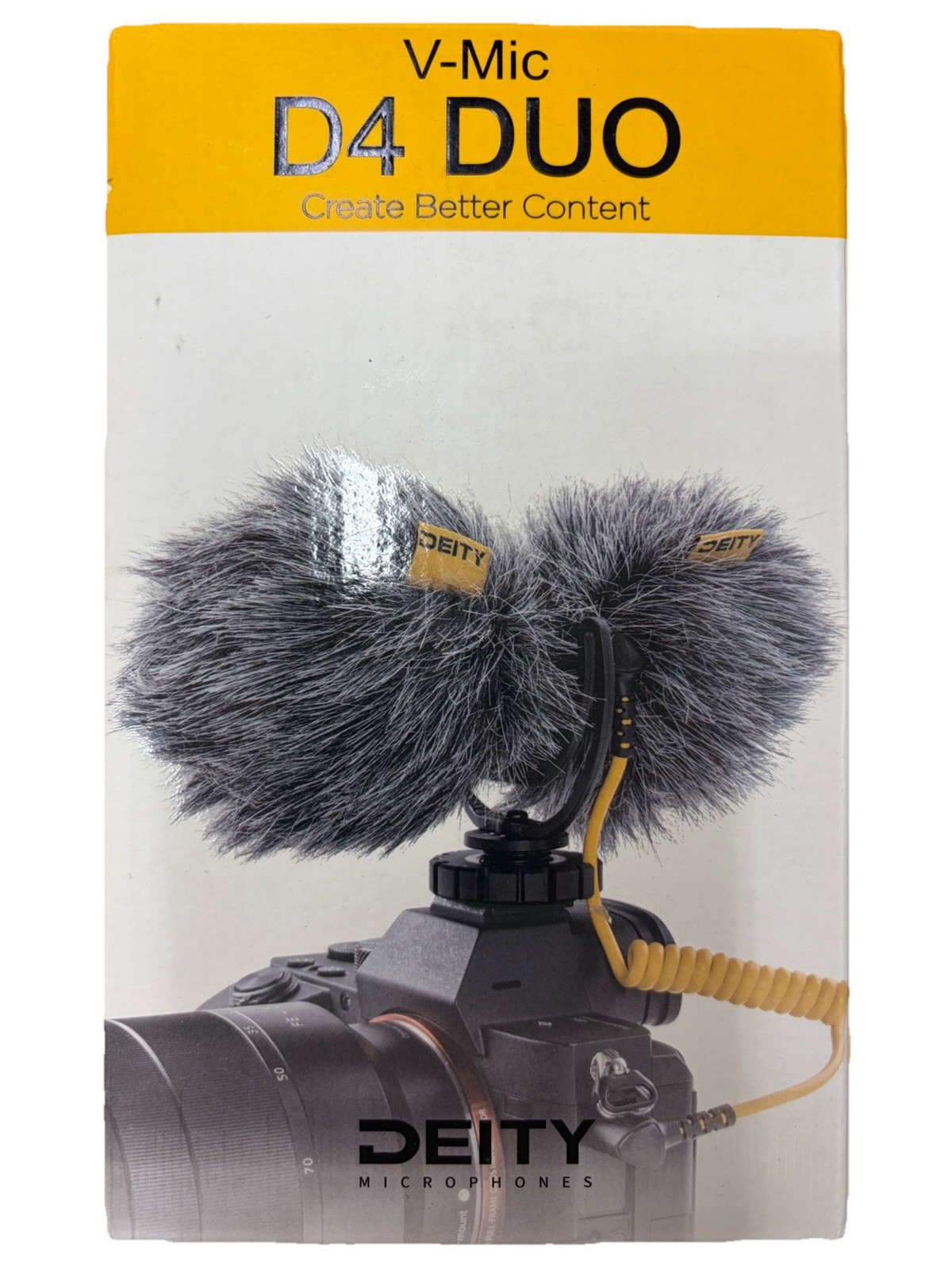 Deity V-mic D4 Duo Dual-head Cardioid Broadcast Video microphone for Phone DSLR