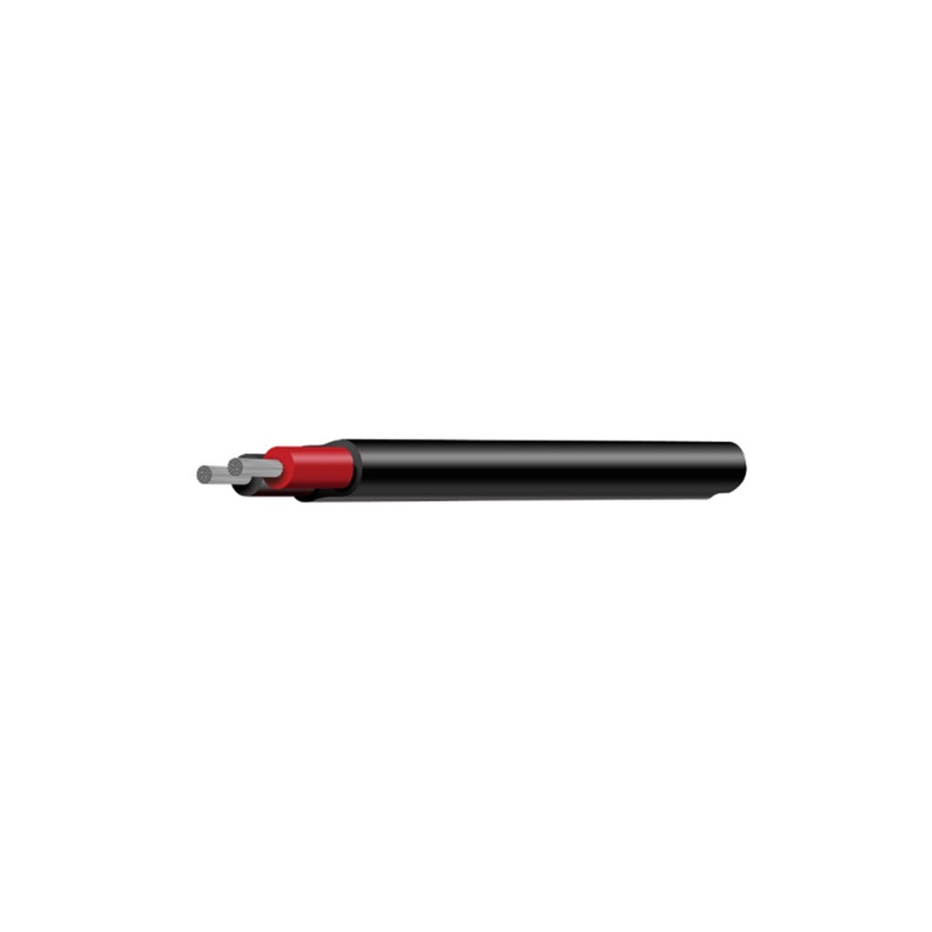 Solar Electric Cable 10mm2 Twin Core Tinned Annealed Copper 64 amp