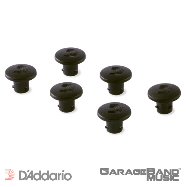 D'Addario 1/4" Jack Plugs, PW-JP-06, 6 Pack