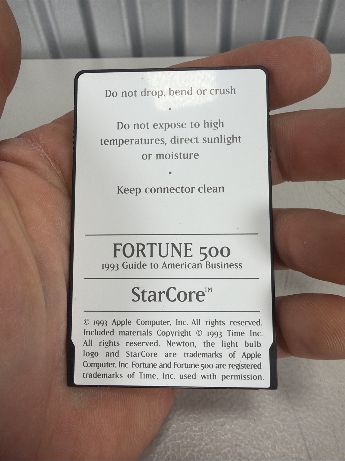 Vintage Apple Newton Message Pad Cartridge - Fortune 500 Guide To Business