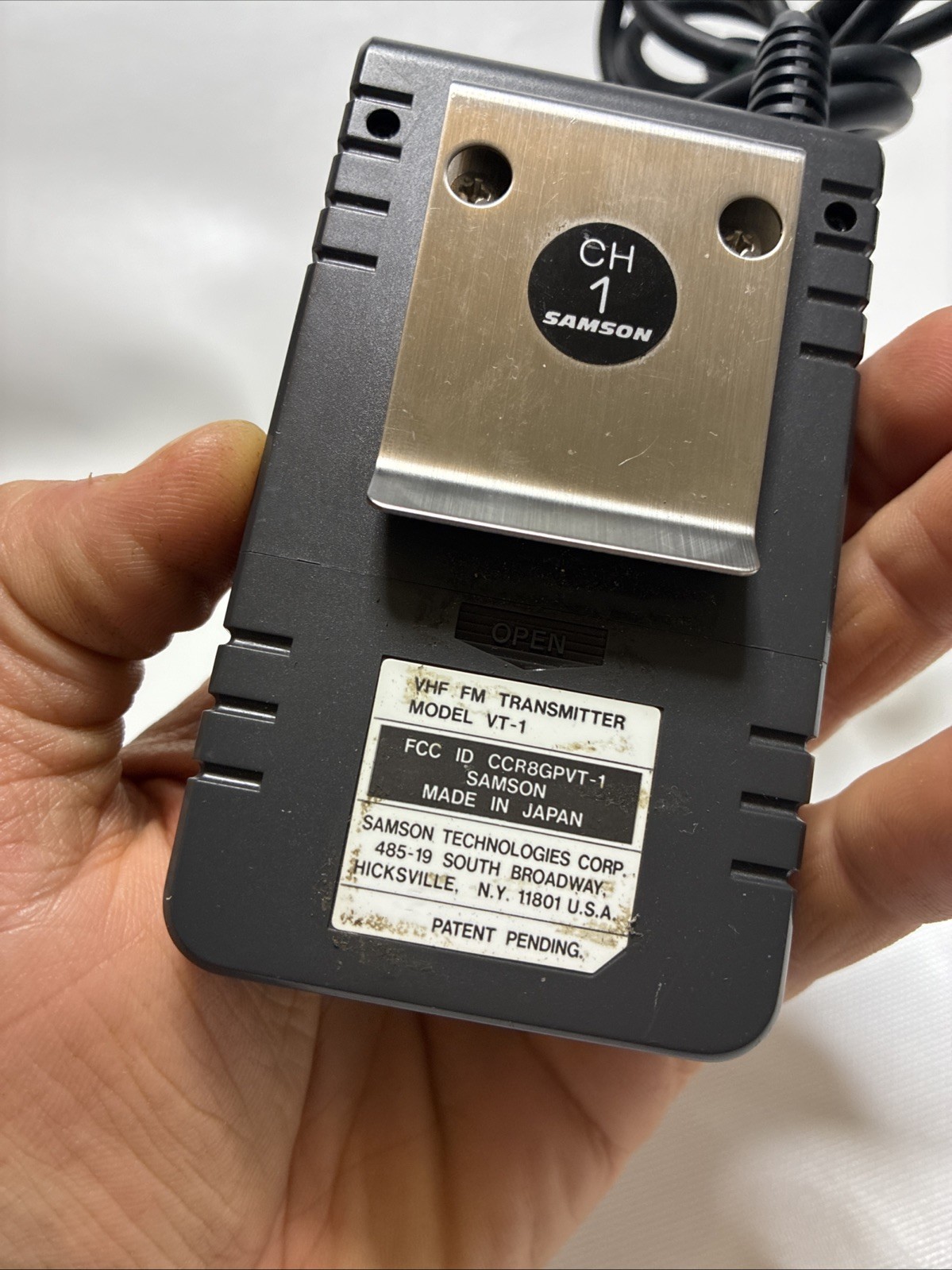 Samson VT-1 Wireless Belt Pack Transmitter