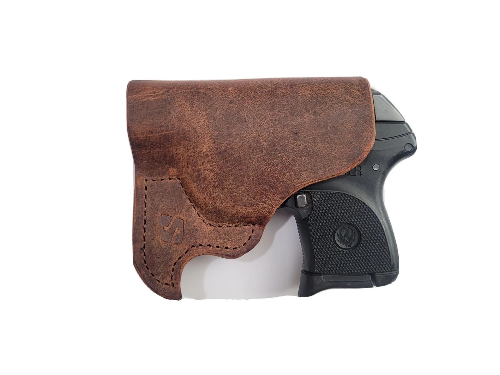 BSholsters-Leather Pocket Holster for Ruger LCP 380 / Kel-Tec P3AT / Kel-Tec P32