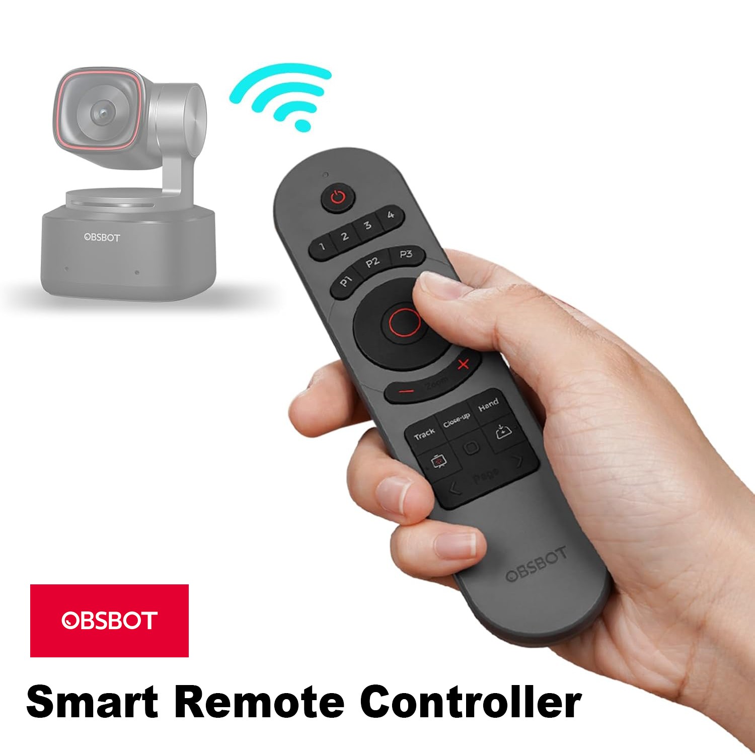 OBSBOT Tiny 2 Smart Remote Control Controller for Tiny 2 Tiny 4K 1080P Webcams