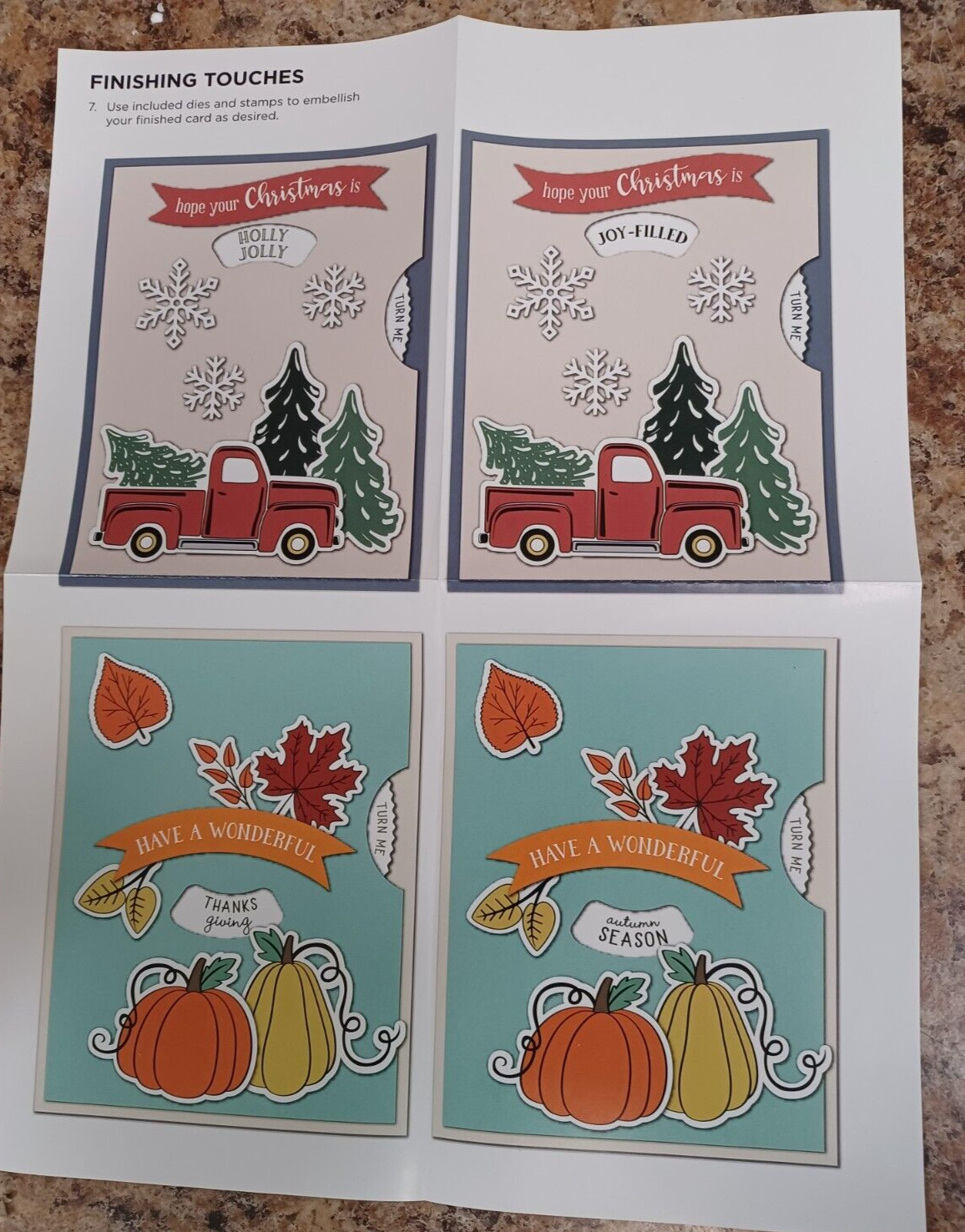 Diamond Press Interactive Wheel Thanksgiving/Christmas 38 Stamps 20 Dies 742507