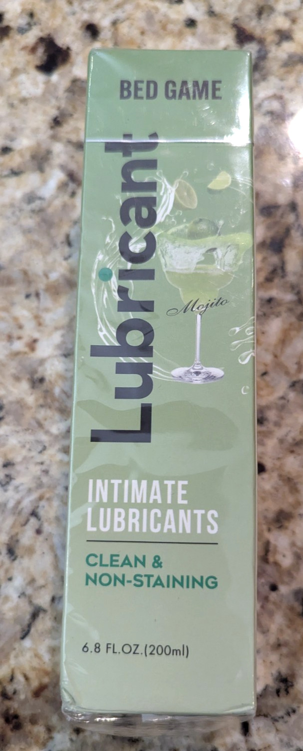 Bed Game Lubricant Intimate Clean Non-Staining Mojito Flavored 6.8 oz exp: 03/27