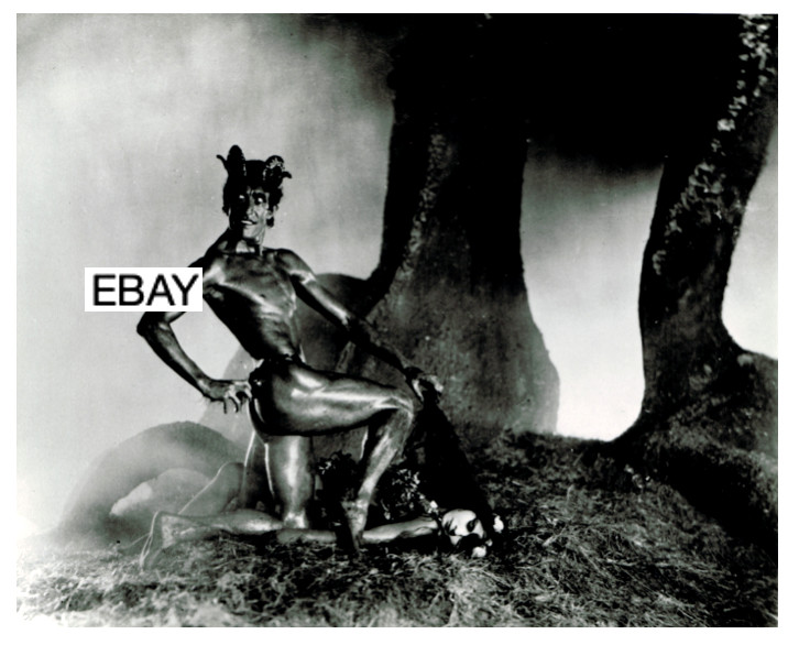 SALE: THE MAGICIAN 1926 SILENT HORROR MOVIE PHOTOS LOT (4) PAUL WEGENER