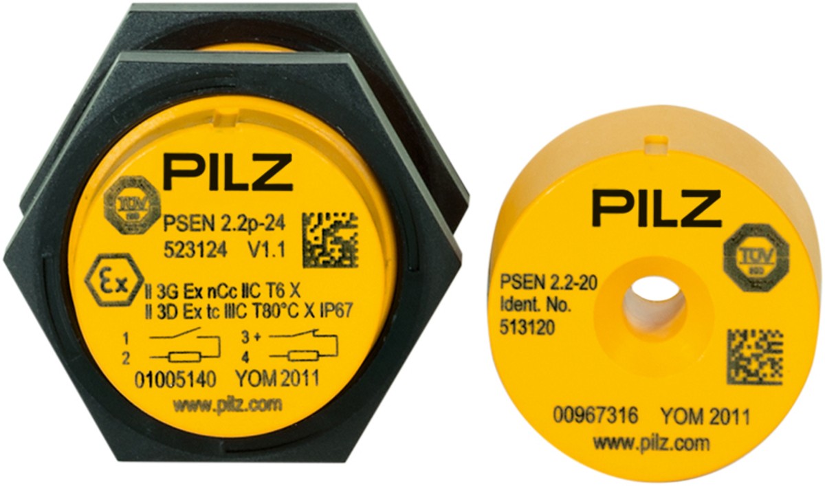 MUSHROOM 503224, PSEN 2.2p-24/PSEN2.2-20/LED/8mm/ATEX