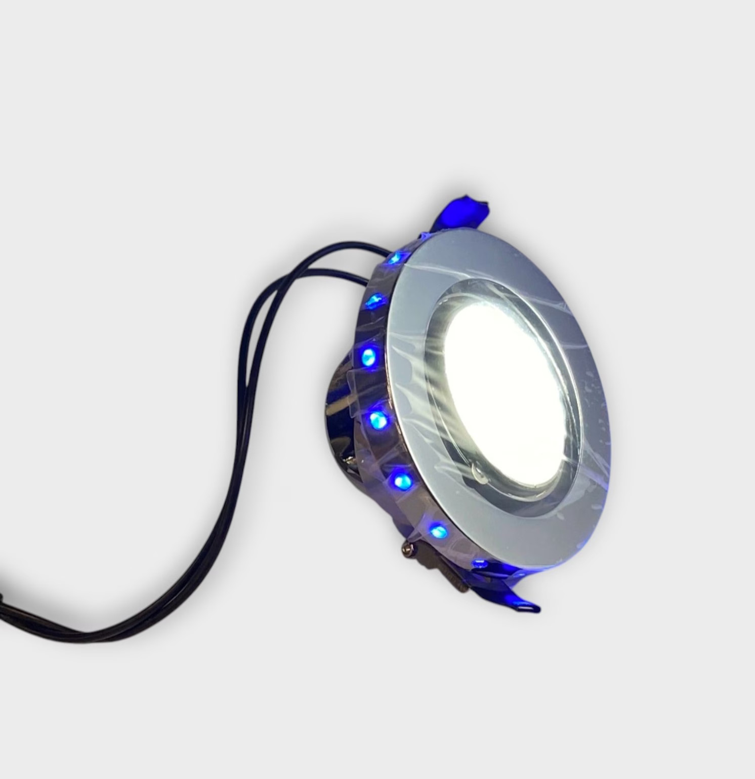 NYGARD International HC-R1201 4" White (8000K) Down Light w/ Blue Accent Ring