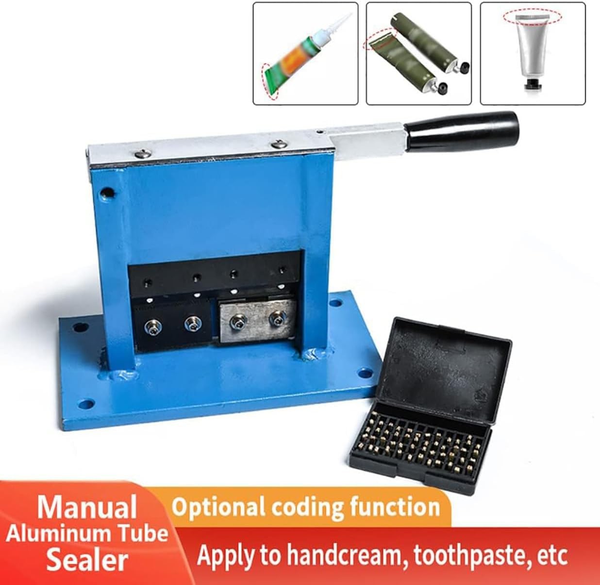 Aluminum Tube Sealing Machine with End Sealing Function and Printing Capability