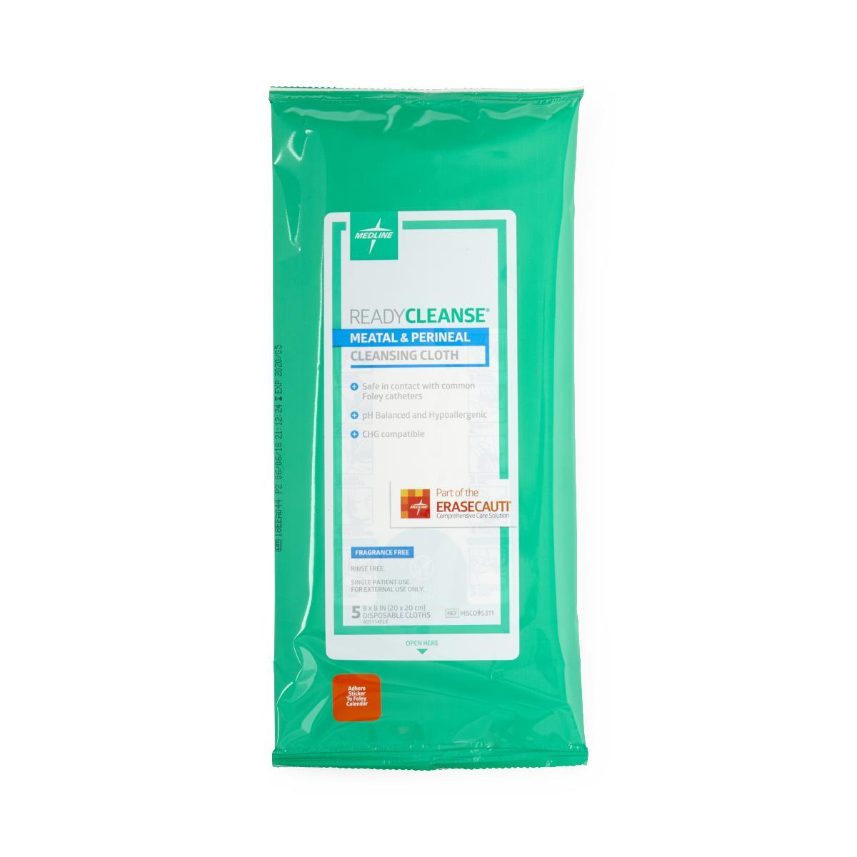 Readycleanse Perineal Care Cleansing Cloth, 8" X 8", Each