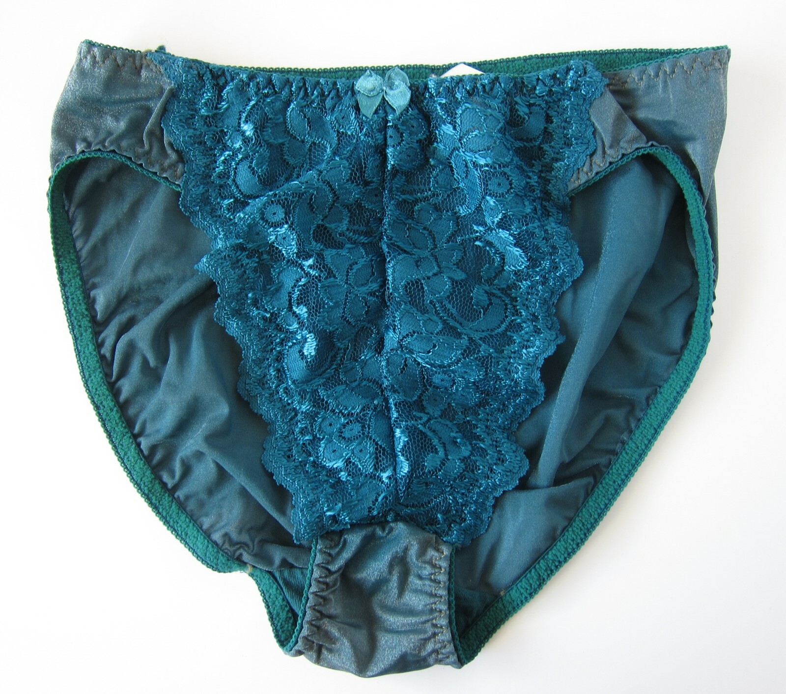 VTG Victoria's Secret 80s-90s Gold Label High Cut Lace Brief Panties MEDIUM