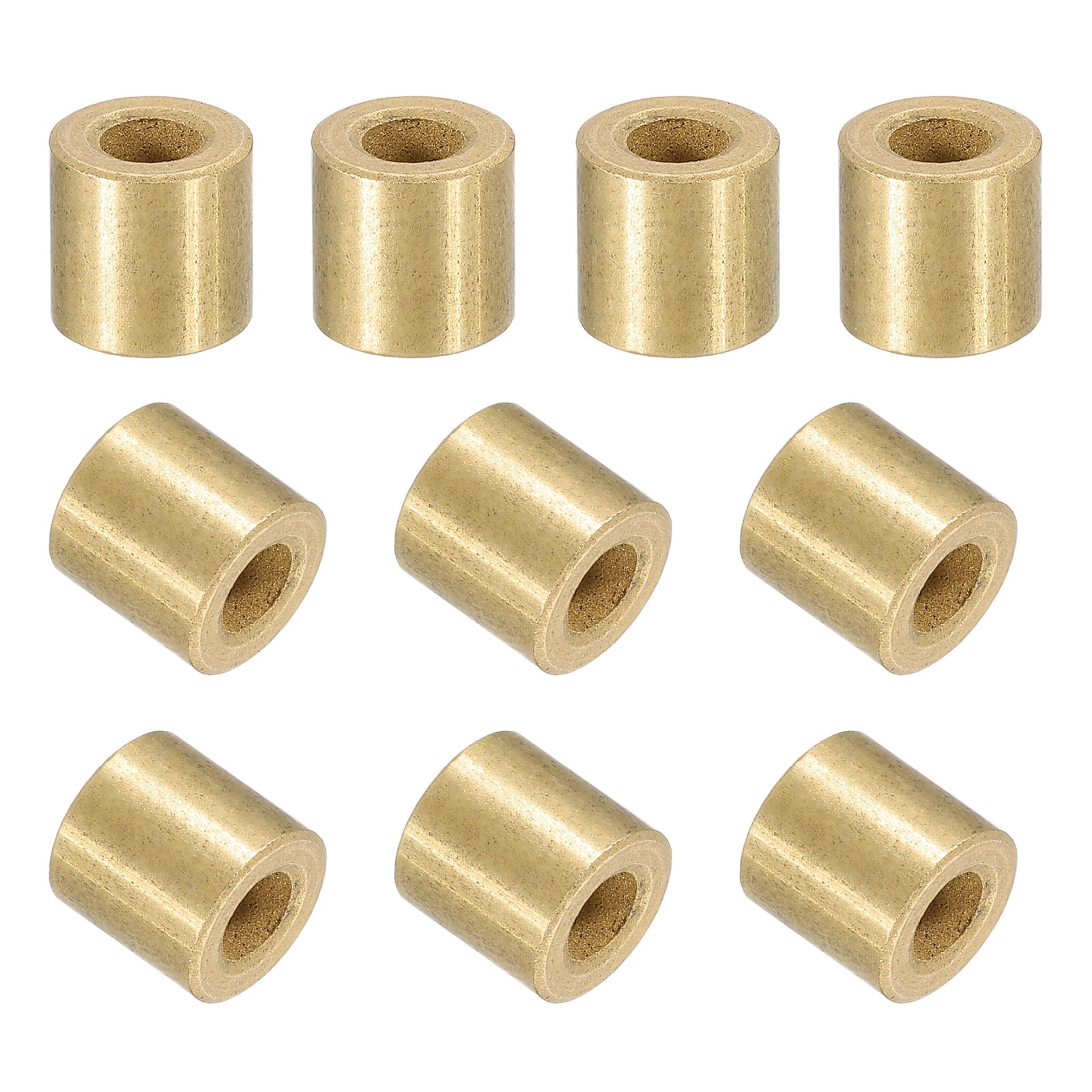 20Pcs 4mm  x 8mm x 8mm Sleeve Bearings Self-Lubricating Sintered Bronze Bushings