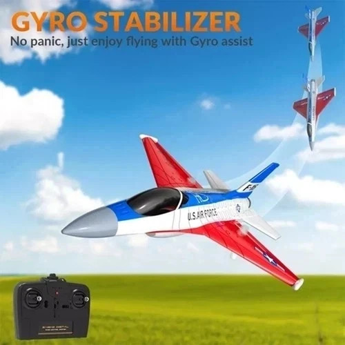 USA Volantex F16 EPP RC Airplane - 2.4GHz Easy Flyer, Ready Indoor/Outdoor Stunt