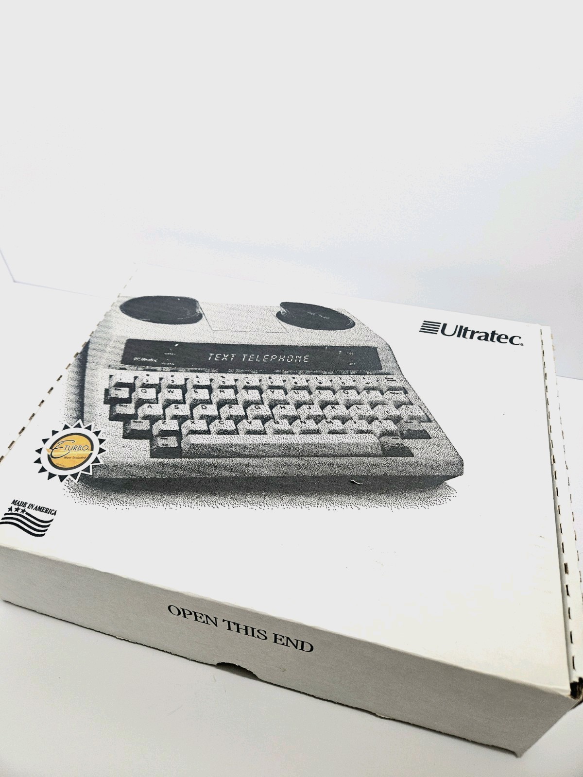 Ultratec Supercom 4400 Text Telephone TTY Turbo Code original box (untested)