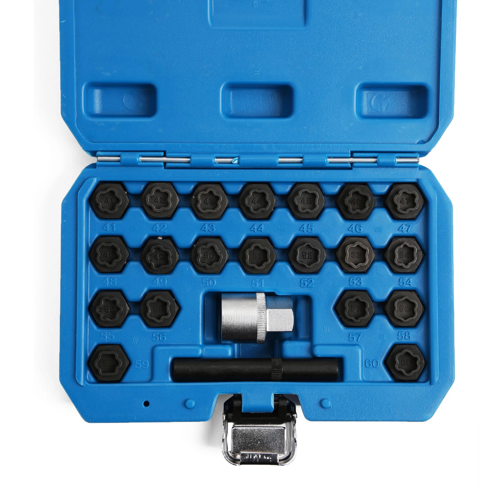 22Pc For BMW Wheels Locks Socket Anti-Theft Wheel Locking Bolt Nut Key Removal