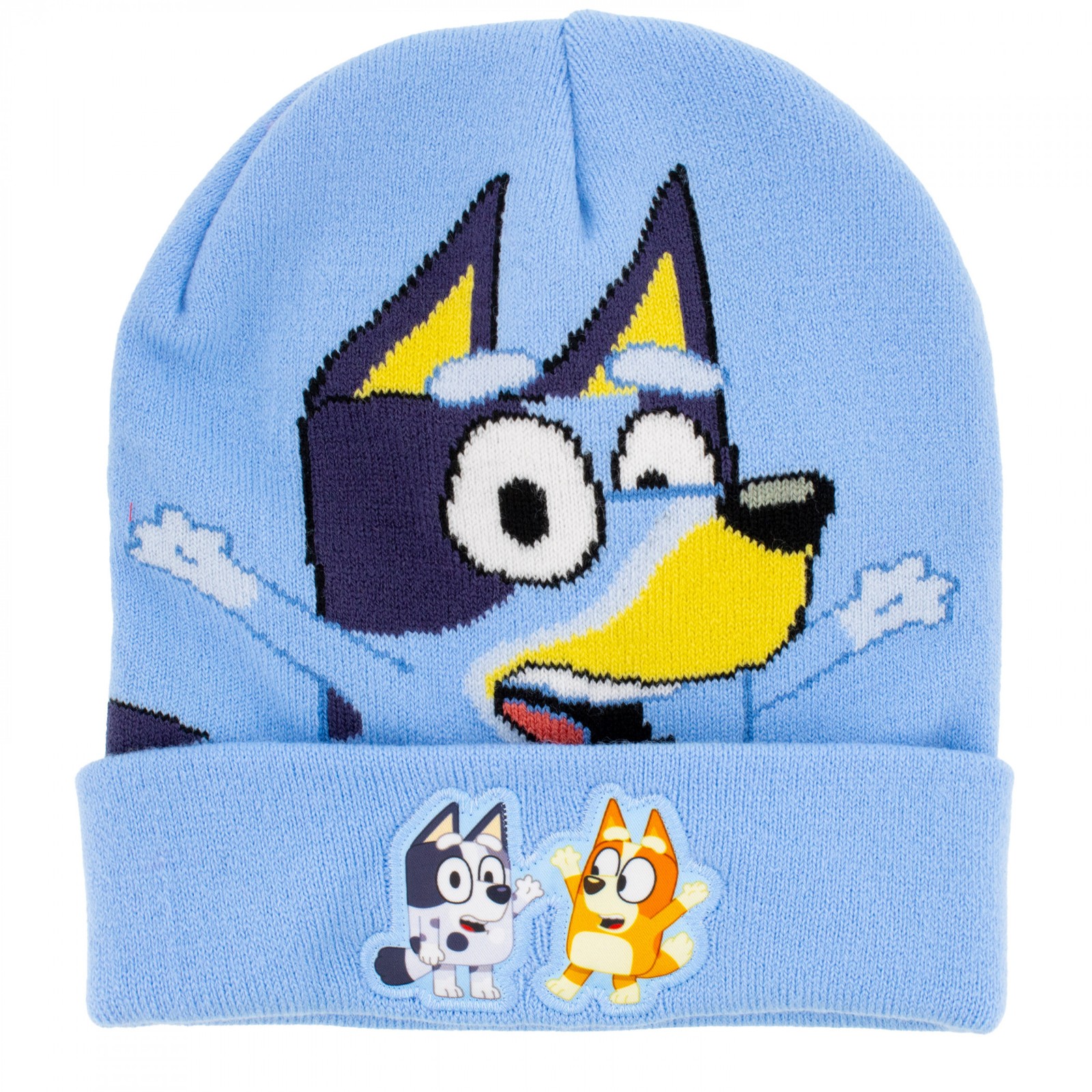 Bluey Character Youth Cuffed Beanie Blue