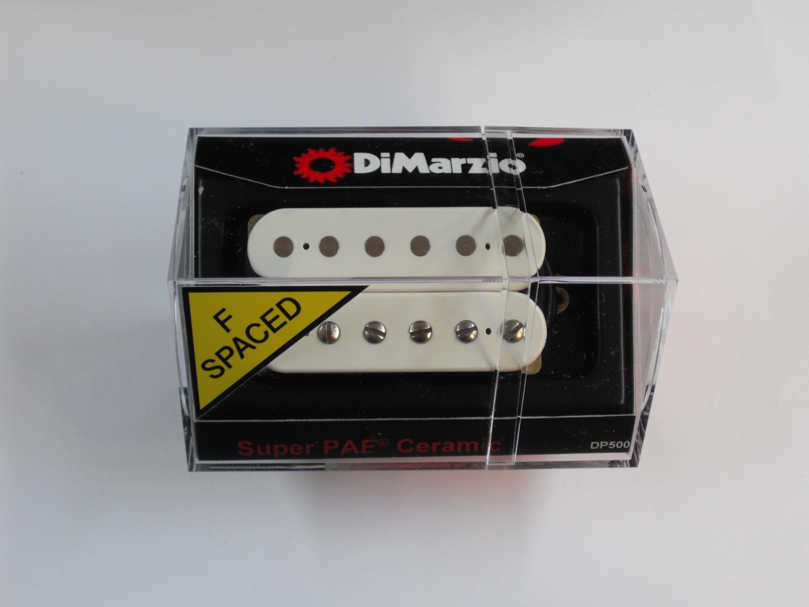 DiMarzio F-spaced Super PAF Ceramic Bridge Humbucker White DP 500