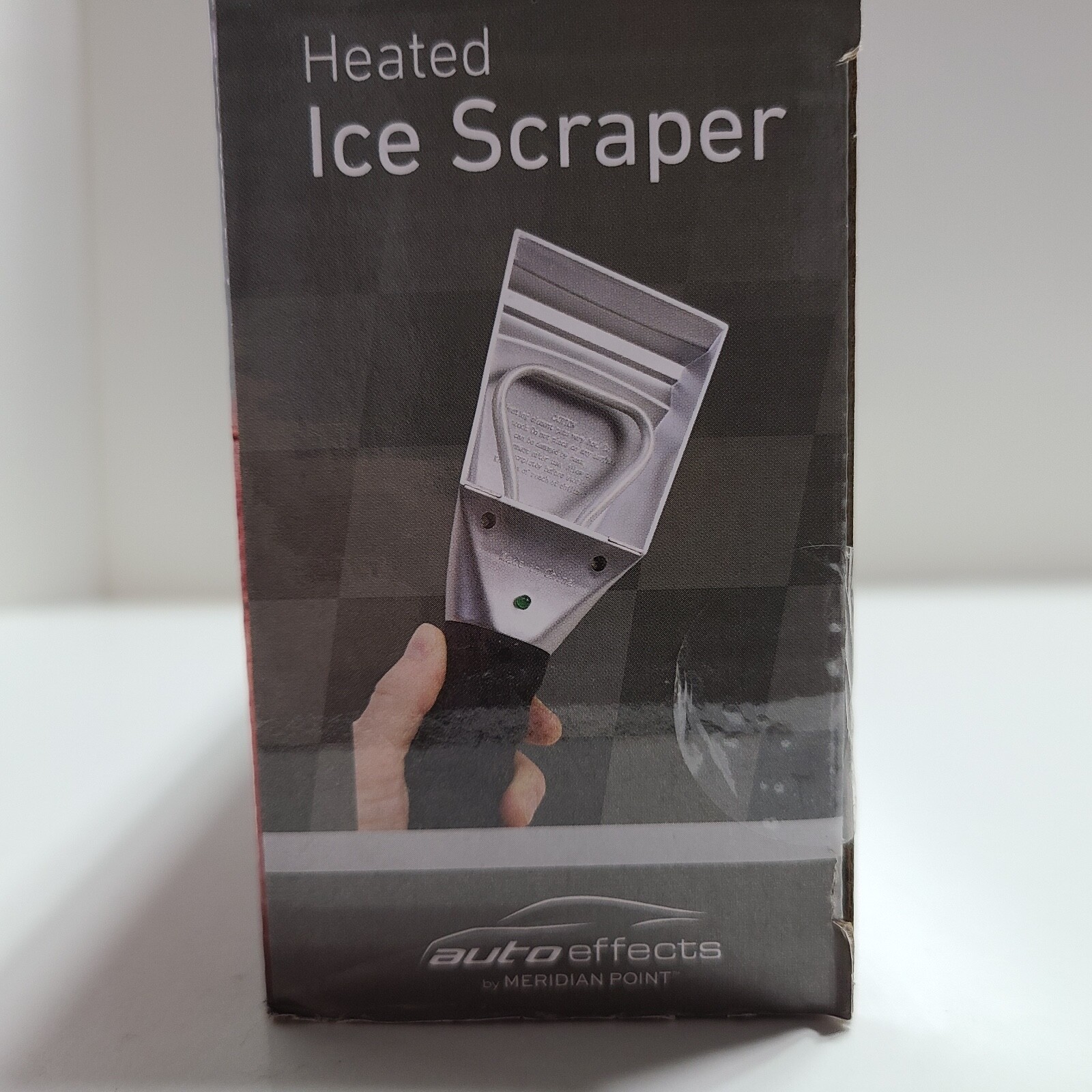 Heated 10" Ice Scraper with Built-In LED Light by Meridian Point.