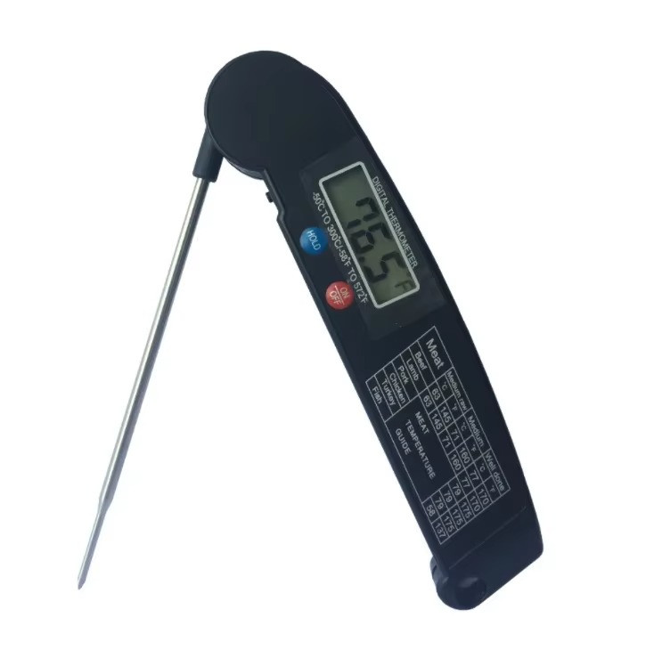 Digital Kitchen Food Thermometer Probe BBQ Meat Cooking Oven Black