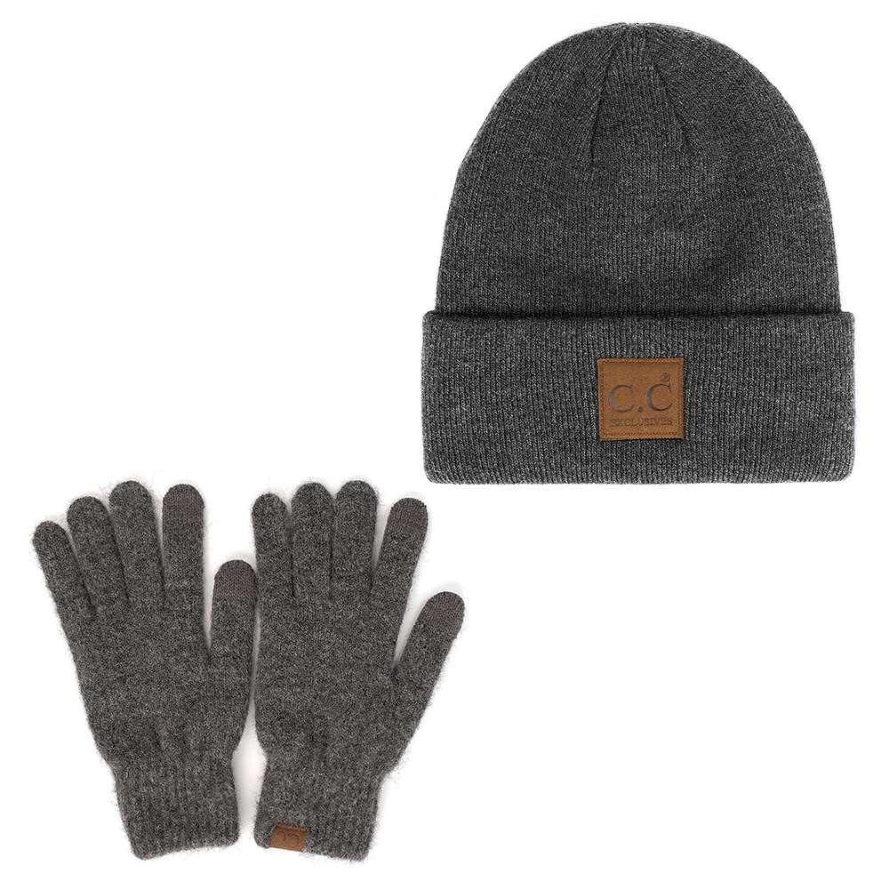 C.C Eco Friendly Unisex Classic Warm Winter Beanie One Size, Heather Charcoal