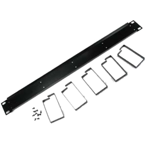 1U 19" 5 Ring Cable Management Panel Bar Horizontal Rack Mount Network Cabinet