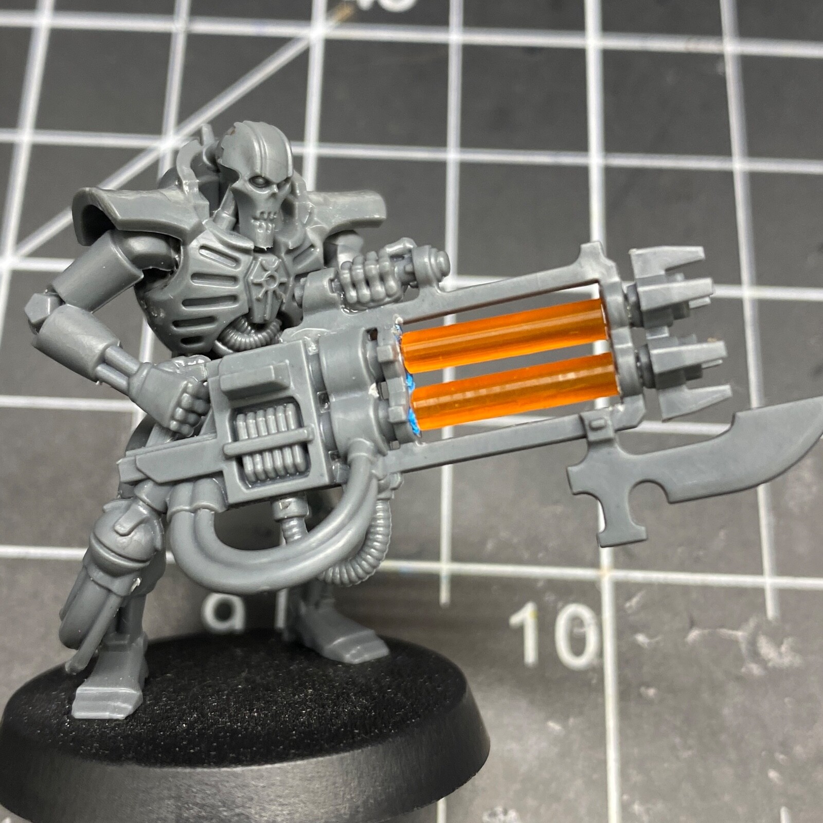Necron Rods ORANGE x10 Made For IMMORTALS With Gauss Blaster