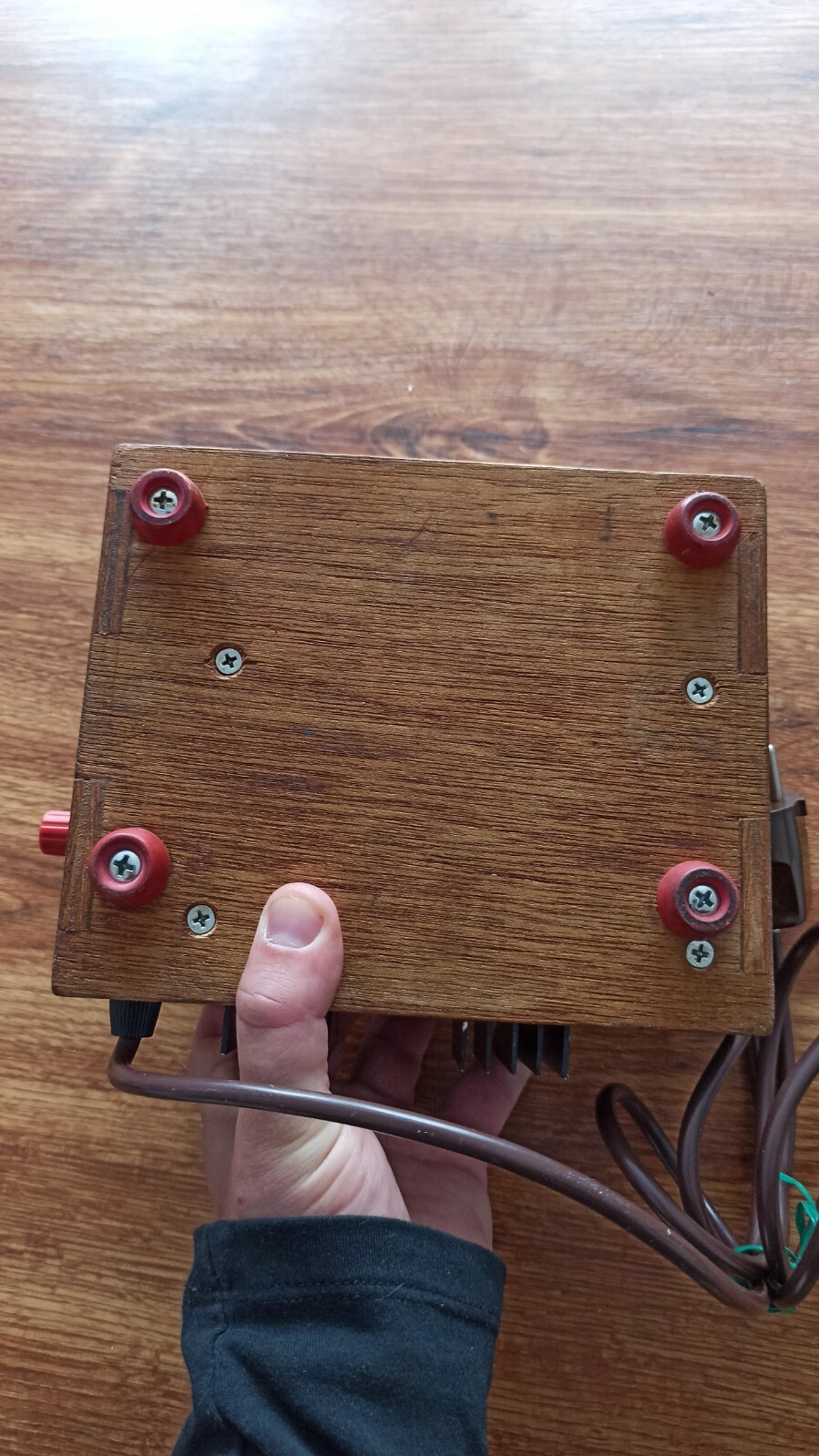 Vintage homemade voltmeter-ammeter. Works