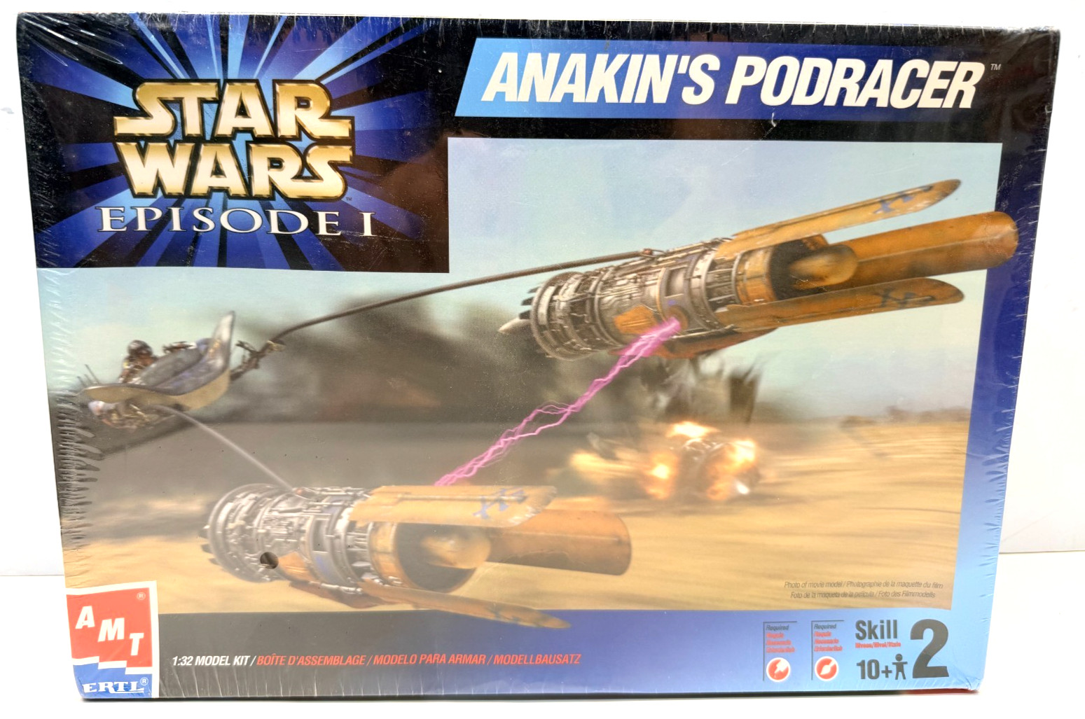 AMT 1:32 Scale Star Wars Episode 1 Anakin's Podracer Sealed Boxed Model Kit